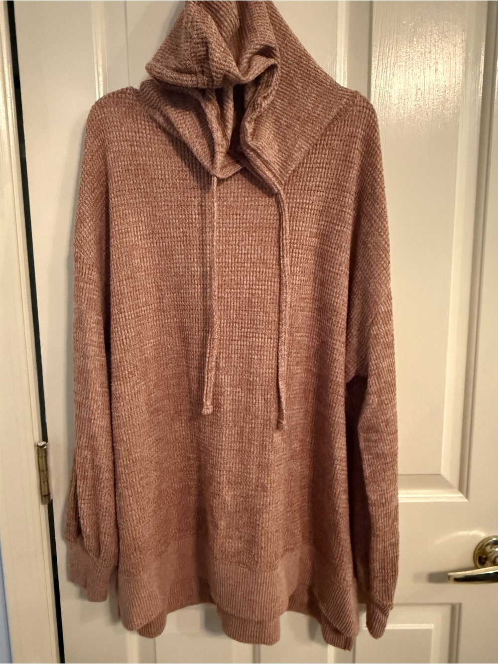 NWOT SO Hoodie Sweater - Rose Tan, size large
